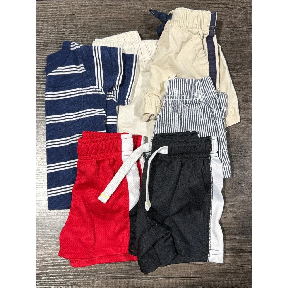 Carter's Nautica Shorts Tee Bundle Boys 3-6M Multi Casual Sporty